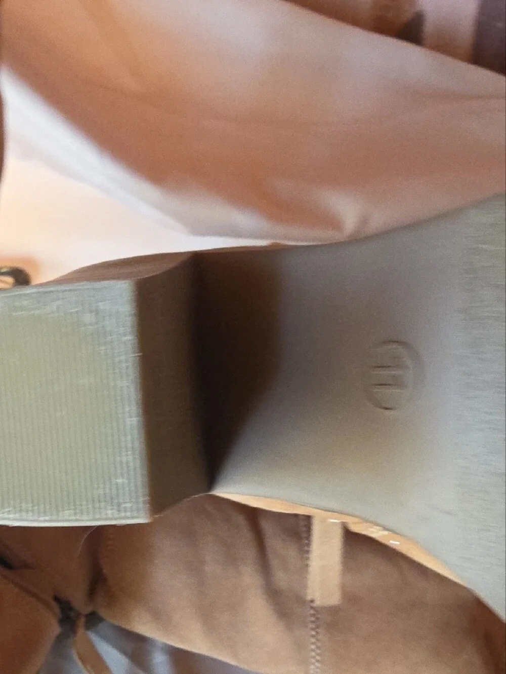 Target Brand Women's Tan Knee-High Block Heel Boots Sz 11